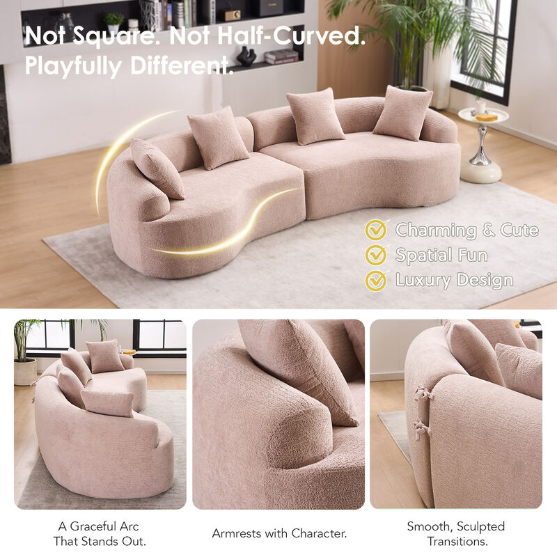 Stowag Curved Boneless Sofa image number 2