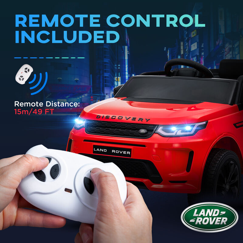BreeBe Land Rover Discovery Sport Licensed 12V Kids Ride on Car with Remote Control Soft Start, LED Lights image number 6