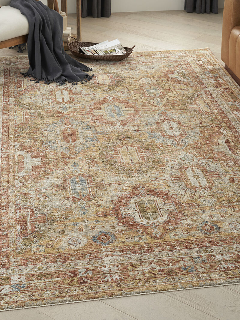 Sahar SHR01 Rust 7'10" x 10'4" Rug
