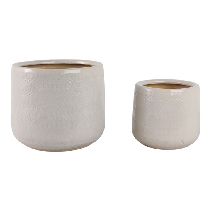 S/2 Dots & Lines Planters