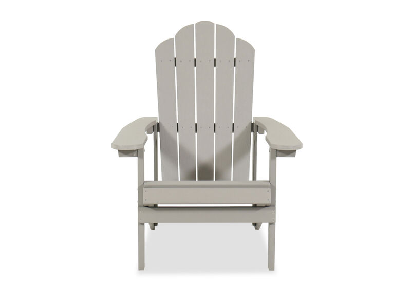 Adirondack 35" Patio Chair in Grey