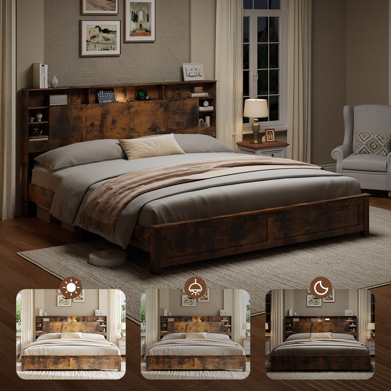 Habnor King Size Bed image number 4