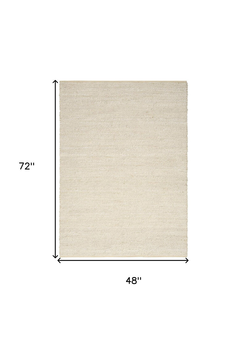 HomeRoots Jute Hand Woven Area Rug image number 2