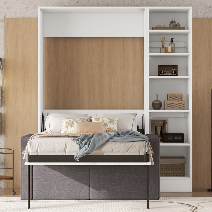 Merax Sleek Murphy Bed Wall Bed with Sofa