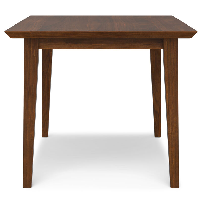 Colby 60 inch x 36 inch Rectangle Contemporary Modern Dining Table in Walnut