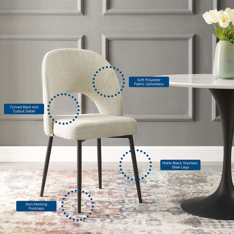 Rouse Upholstered Fabric Dining Side Chair image number 5