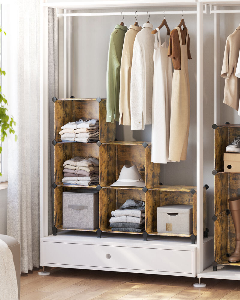Storage Cube Organizer, DIY Closet Cabinet Chests Space-Saving