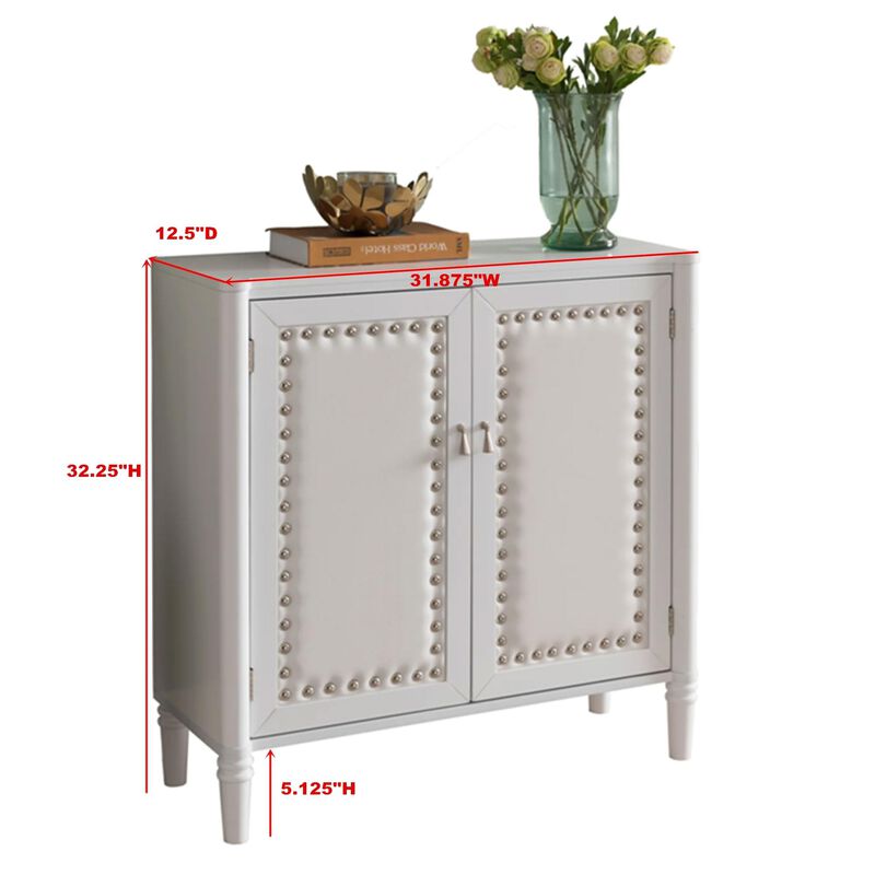 Kings Brand Furniture 2 Door Entryway Console Table Accent Cabinet