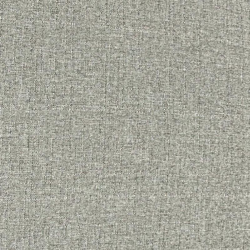 Sie 25 Inch Dining Chairs, Set of 2, Nailhead Trim, Padded Gray Upholstery, Black Wood