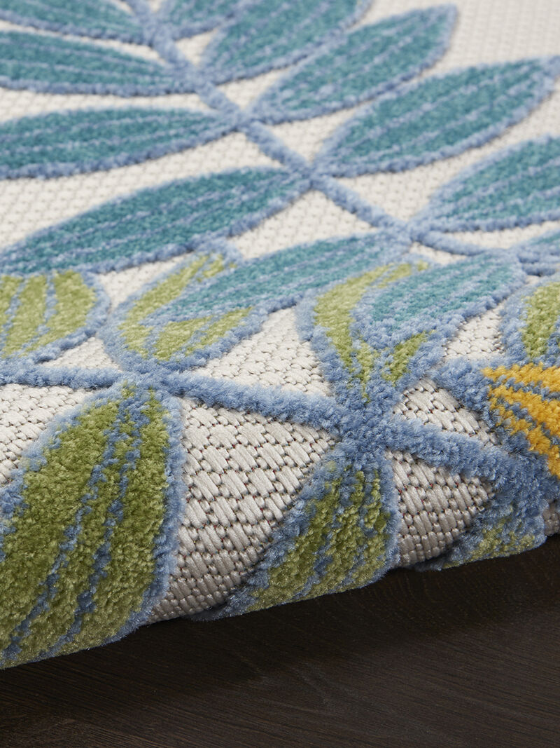 Aloha ALH18 Ivory/Multicolor 10' x 14' Rug