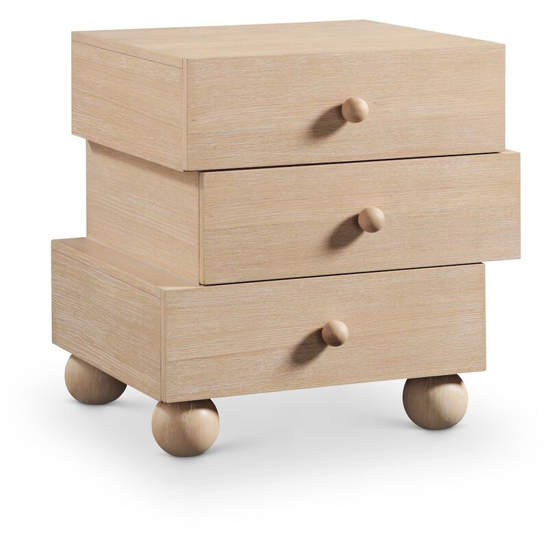 Meridian Furniture Askew Natural Night Stand