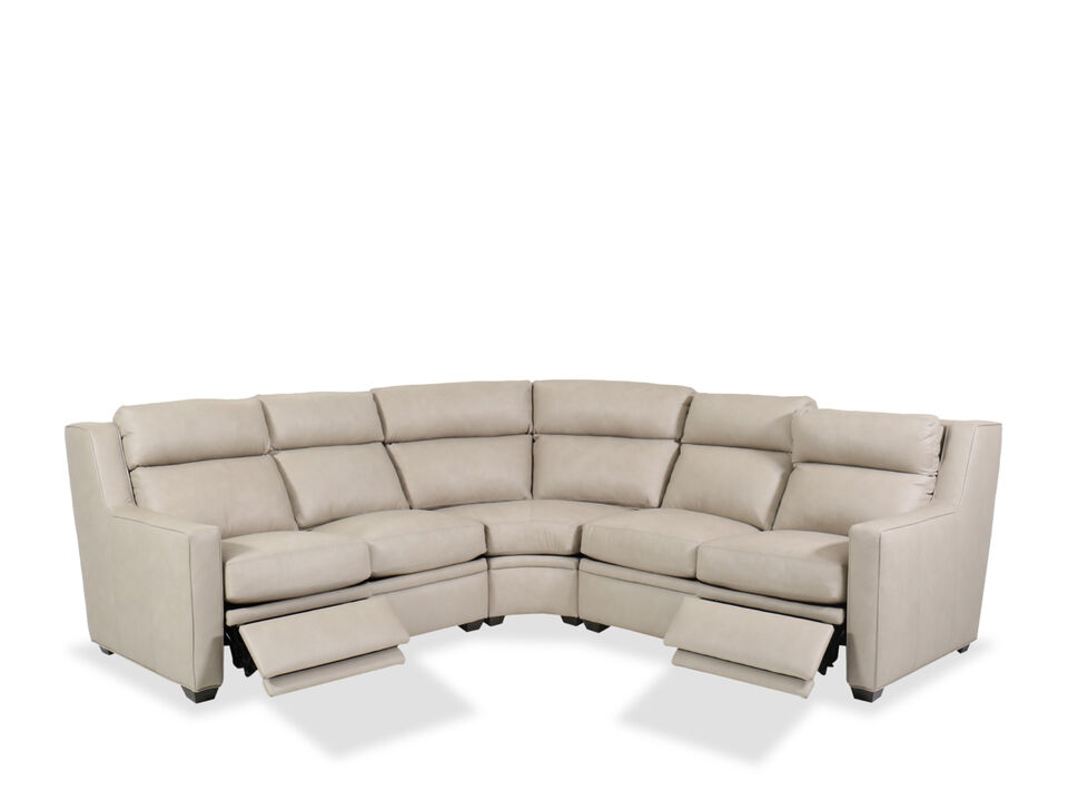 Raymond Leather Power Motion Sectional