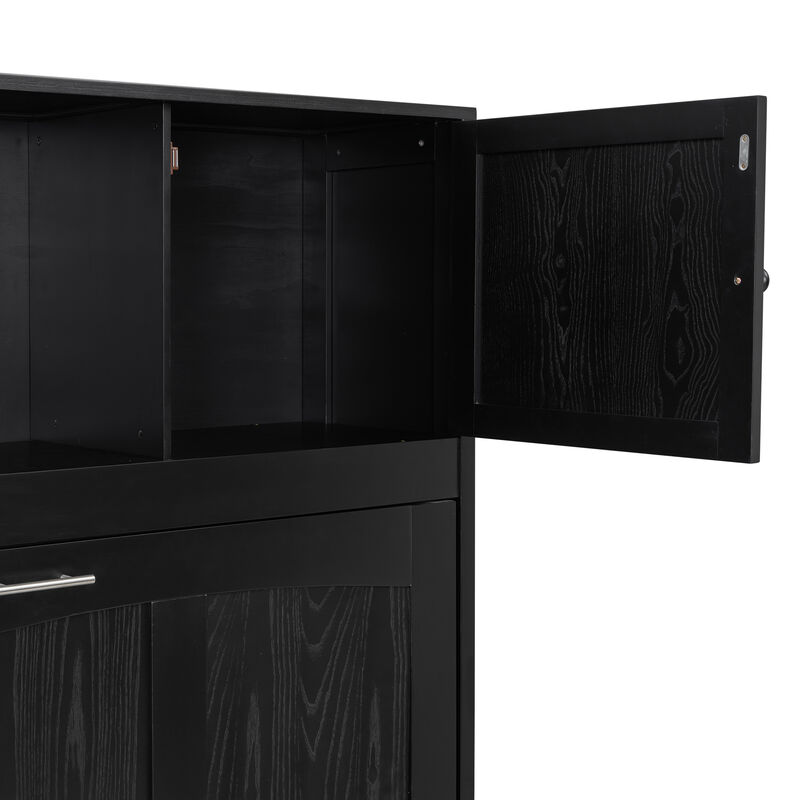 Queen-Size Rustic Murphy Bed image number 8
