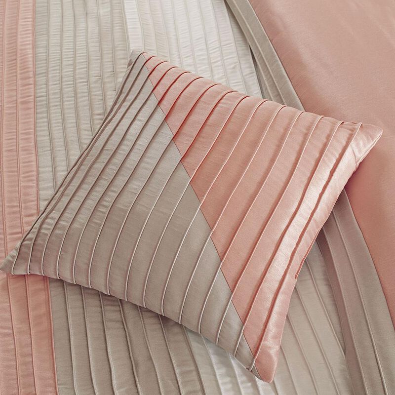 Belen Kox Polyester Pieced Pleated Comforter Set, Belen Kox