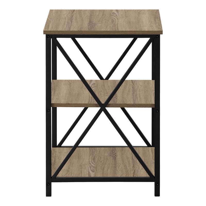 Matte Finish Metal Accent Table &ndash; Rectangular Frame for Stylish Display image number 4