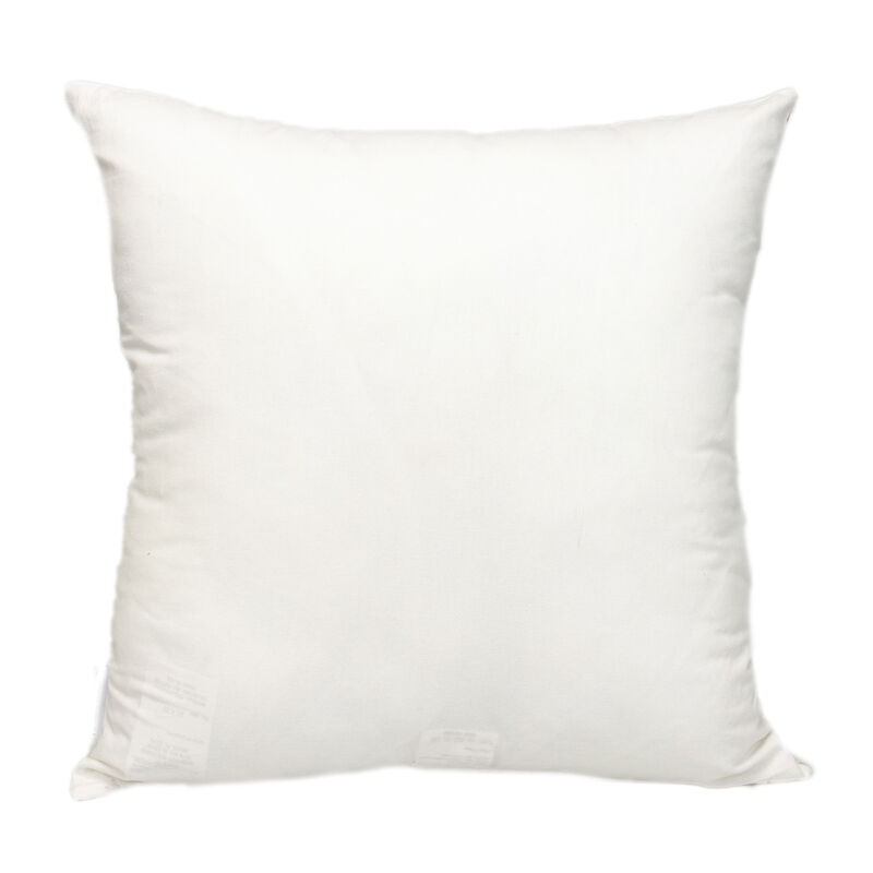 HomeRoots 20" Brown and White Striped Cotton Throw Pillow image number 2