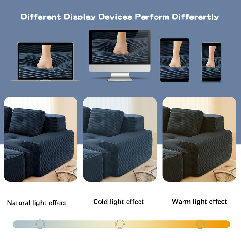 Numvin Modular Sectional Sofa image number 5