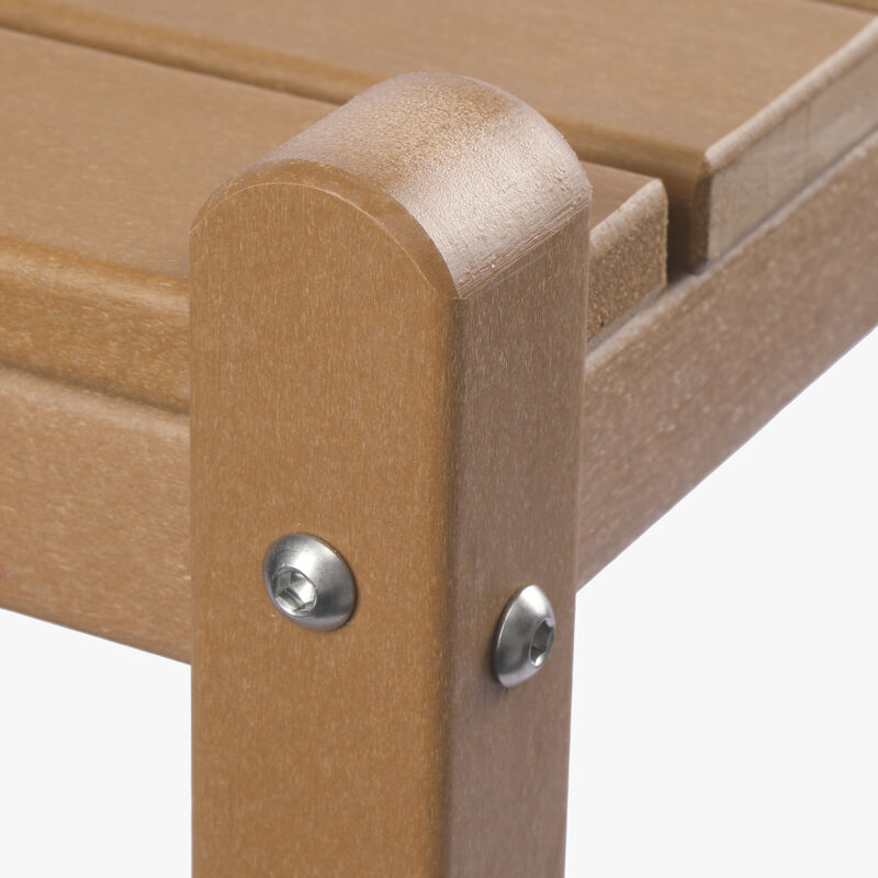 WestinTrends 36" Outdoor Adirondack HDPE 2-Tier Patio Side Table