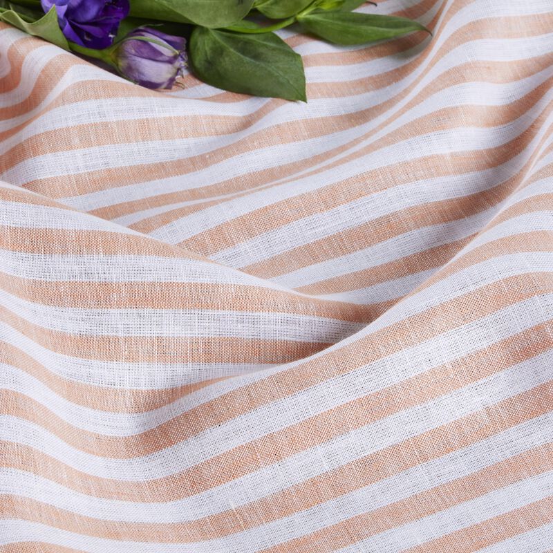 Solino Home 100% Pure Linen Tablecloth - Amalfi Stripe