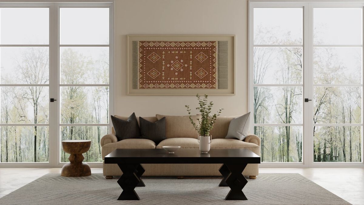 Wallace 8A41F Gray 5' x 8' Rug