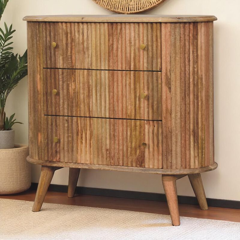 Artisan Furniture Solid Wood Soba Nordic Chest