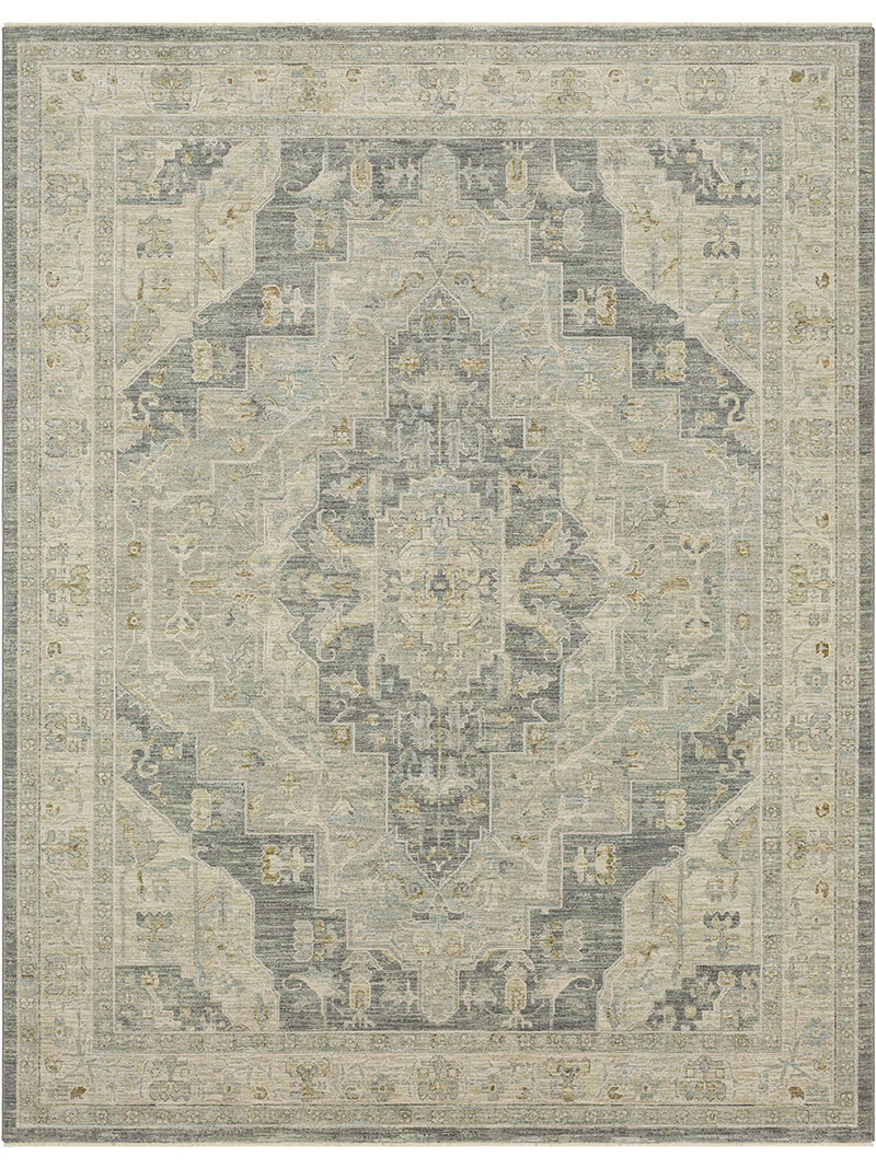 Adalia Kumra Dark gray 10' X 14' Rug