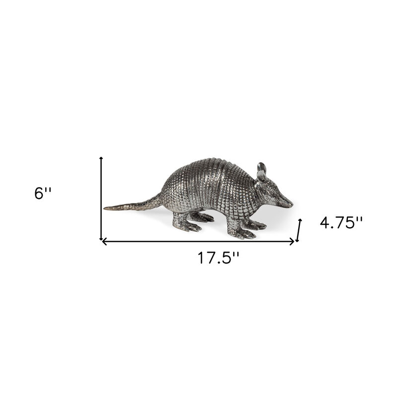 HomeRoots Resin Armadillo Figurine image number 4