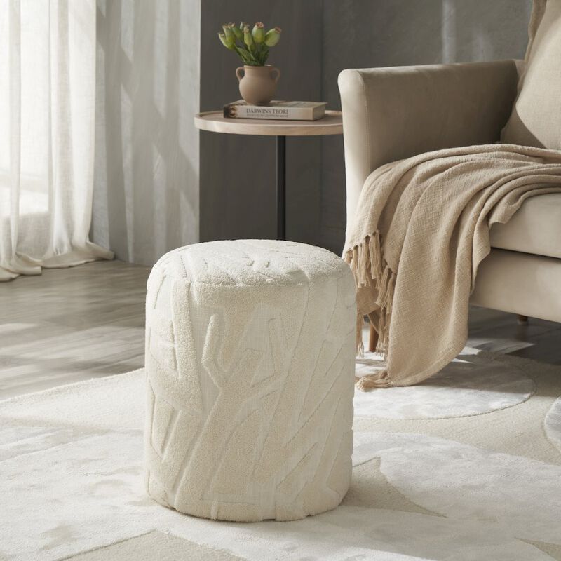 Renwil Trento Stool In White Color