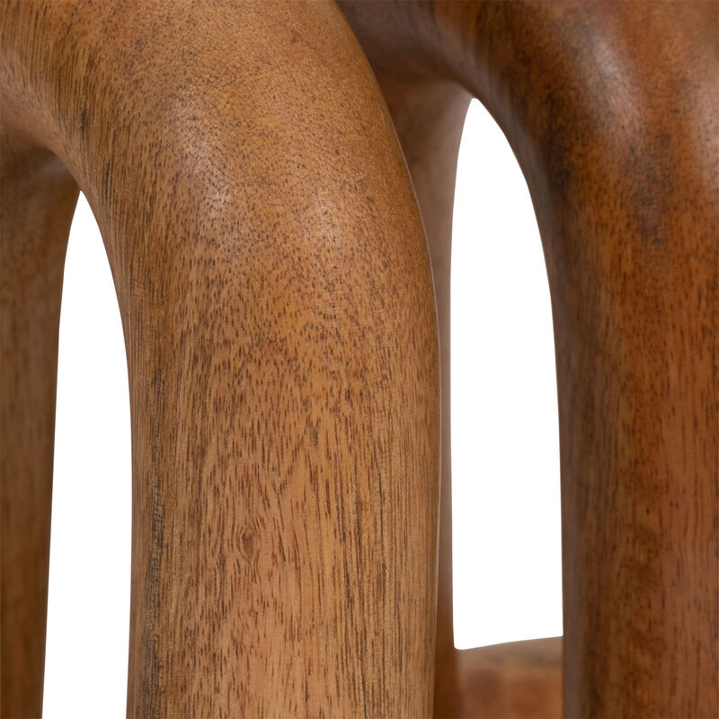Wood S/2 7" Loopy Bookends image number 3