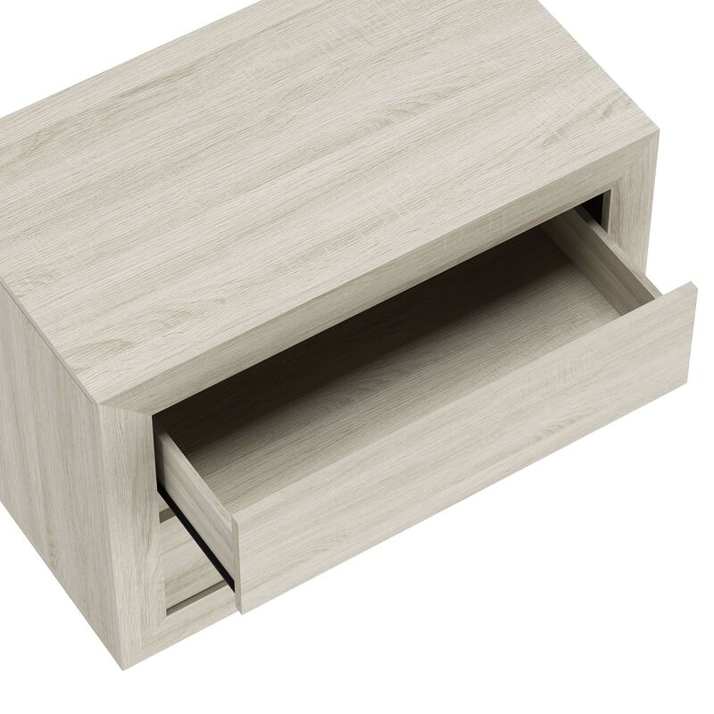 Soren 32" 2-Drawer Nightstand in Oak image number 2