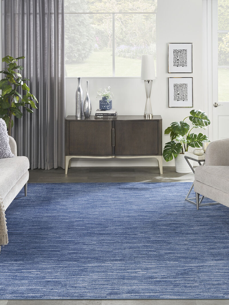 Nourison Essentials NRE01 Navy/Blue 10' x 14' Rug
