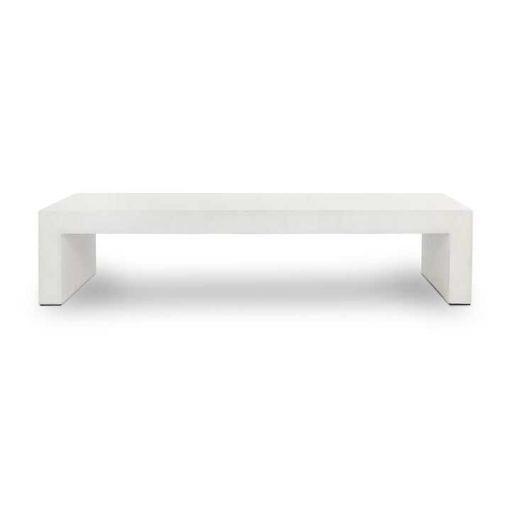 Parish Coffee Table - White Concrete
