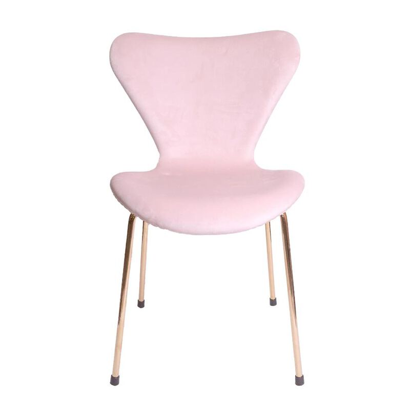 Commercial Seating Products Velour Side Chair Pink