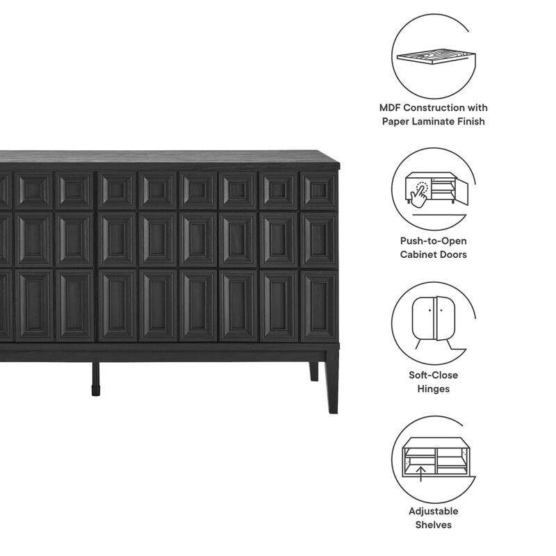 Samos 62" Retro Modern Sideboard image number 3