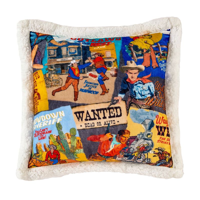 Bandits & Heroes Campfire 3-Piece Sherpa Throw Set image number 2