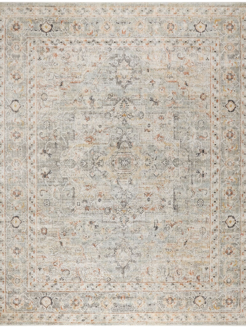 Oushak Home OUS02 Light Gray 7' x 10' Rug image number 0