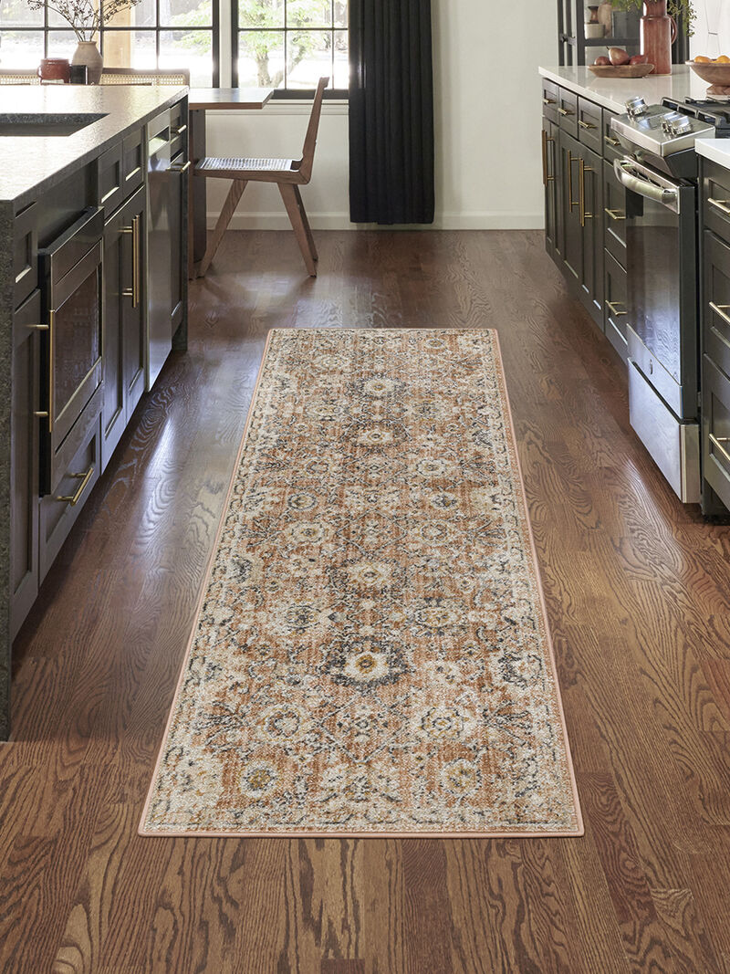 Oushak Home OUS01 Rust 2' x 6' Rug