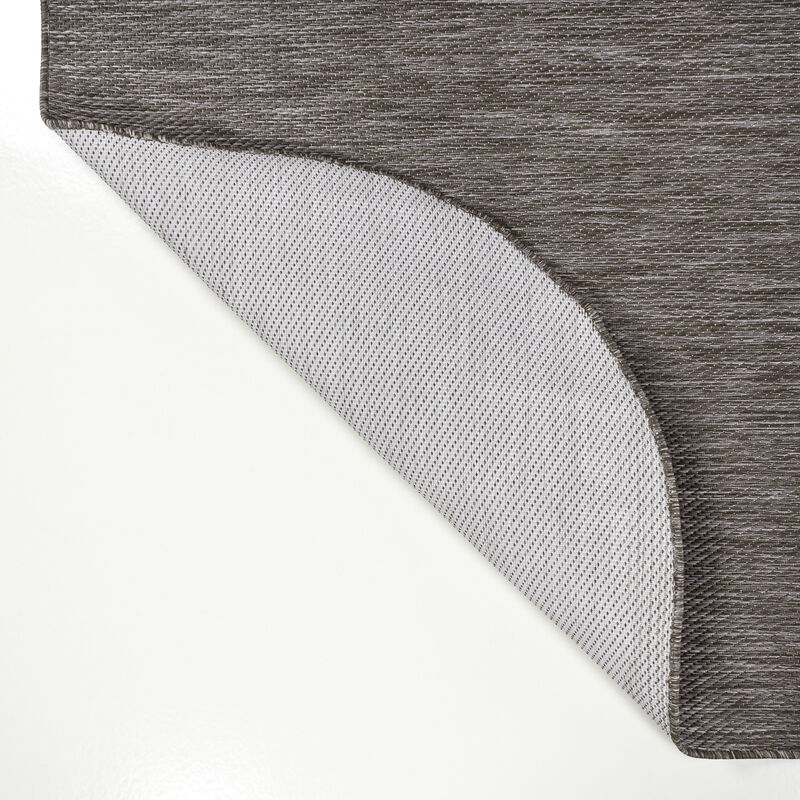 Miles Modern Minimalist Radius Corner Solid Area Rug