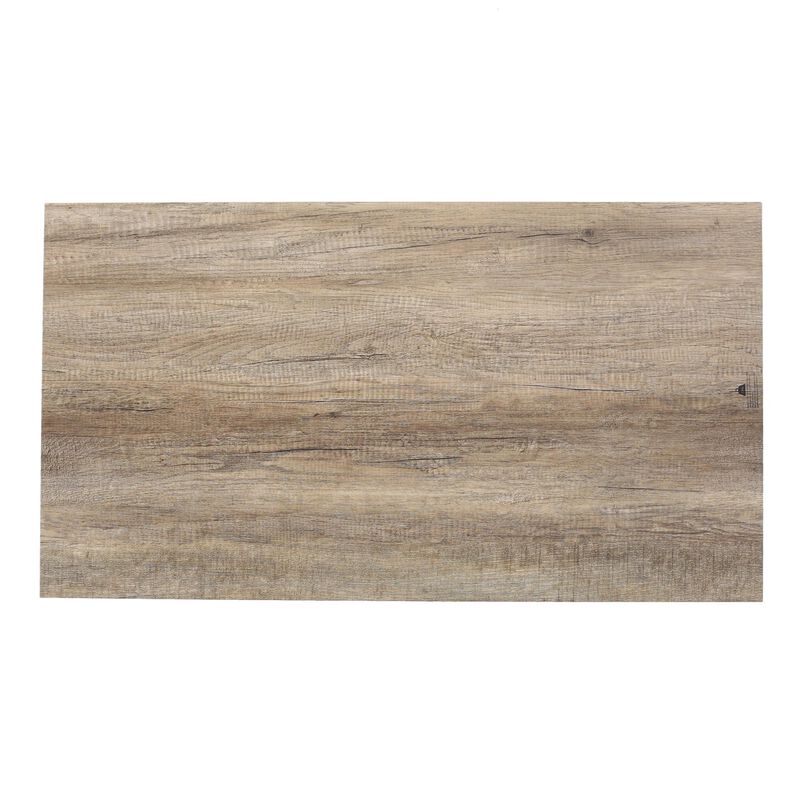 HomeRoots 43" Gray and Black Wood Coffee Table image number 5