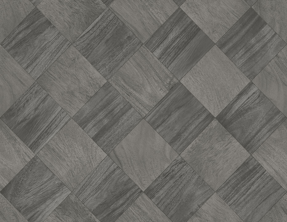 Thriller Black Wood Tile Wallpaper (Set of 2)
