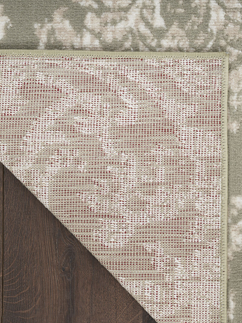 Jubilant JUB09 Olive 2'3" x 7'3" Rug image number 1