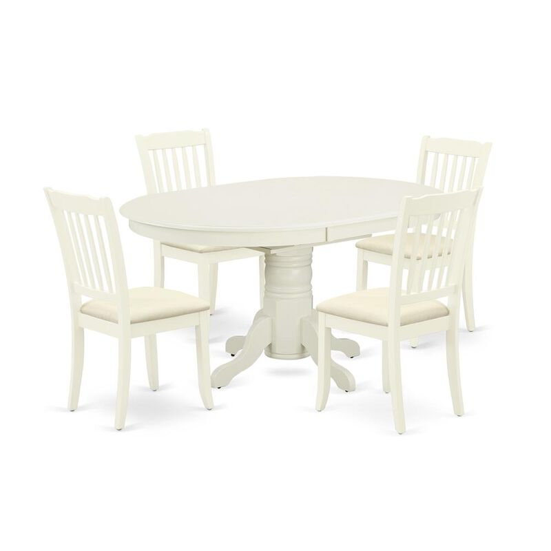 Dining Room Set Linen White