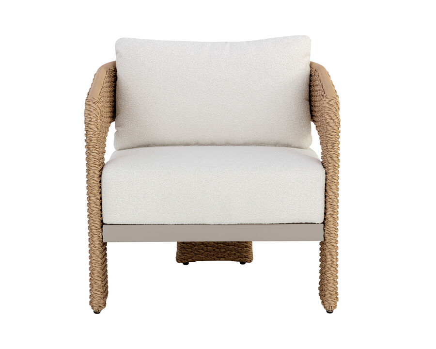 Kellan Natural Louis Cream Lounge Chair