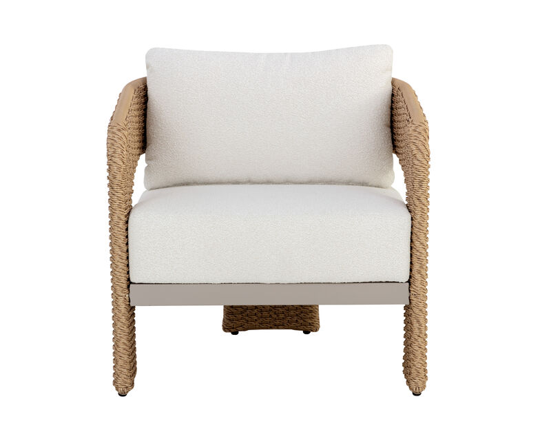 Kellan Natural Louis Cream Lounge Chair image number 1