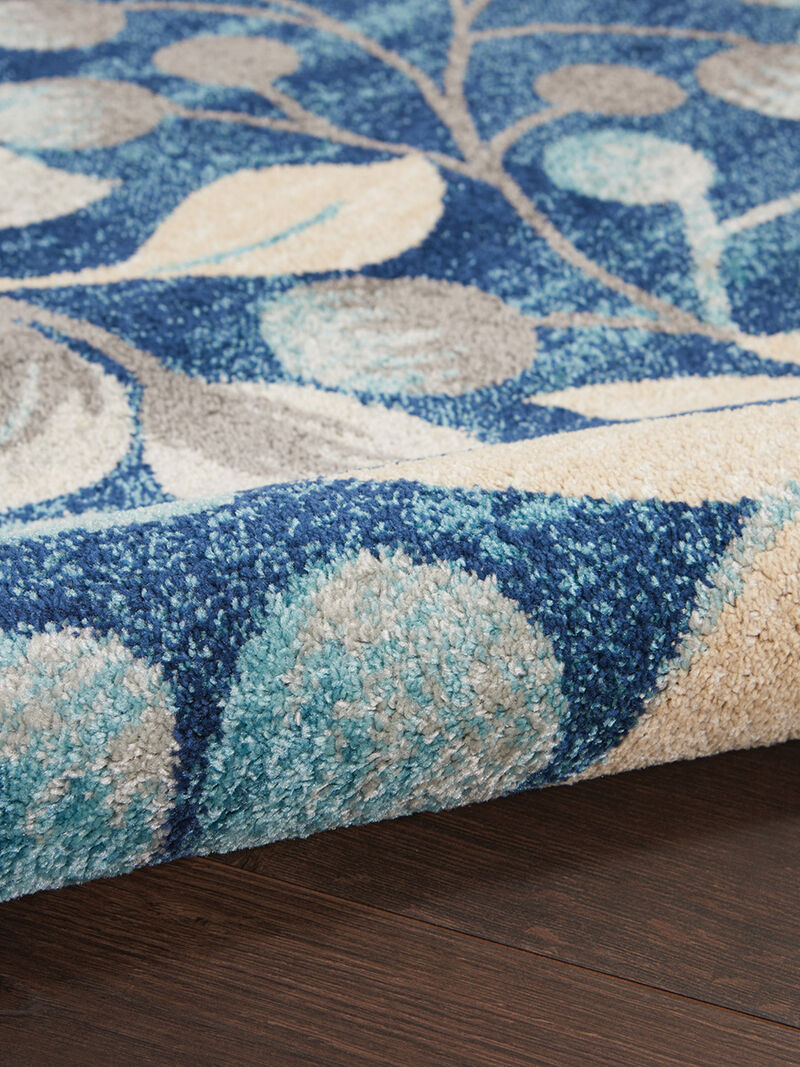 Tranquil TRA03 Navy 5'3" x 7'3" Rug image number 5