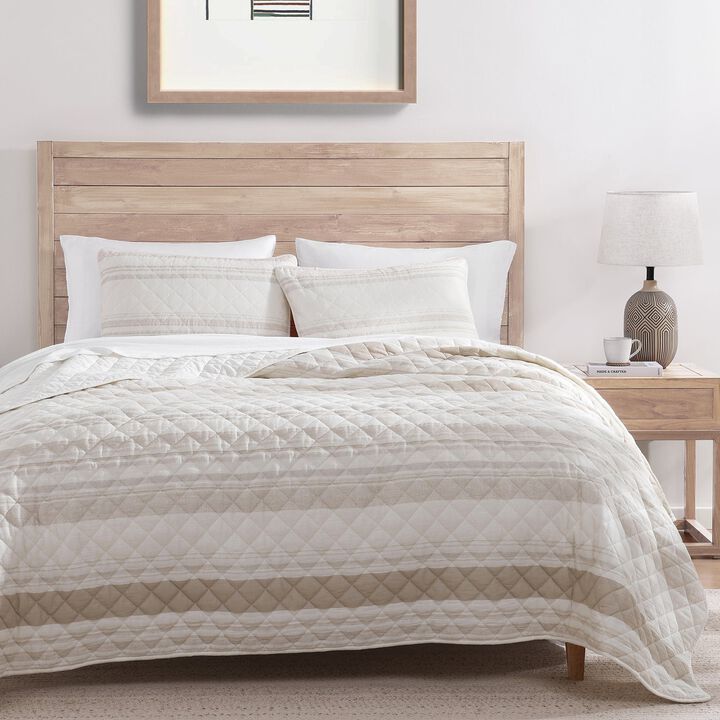 Mystic Taupe Full/Queen Quilt Set