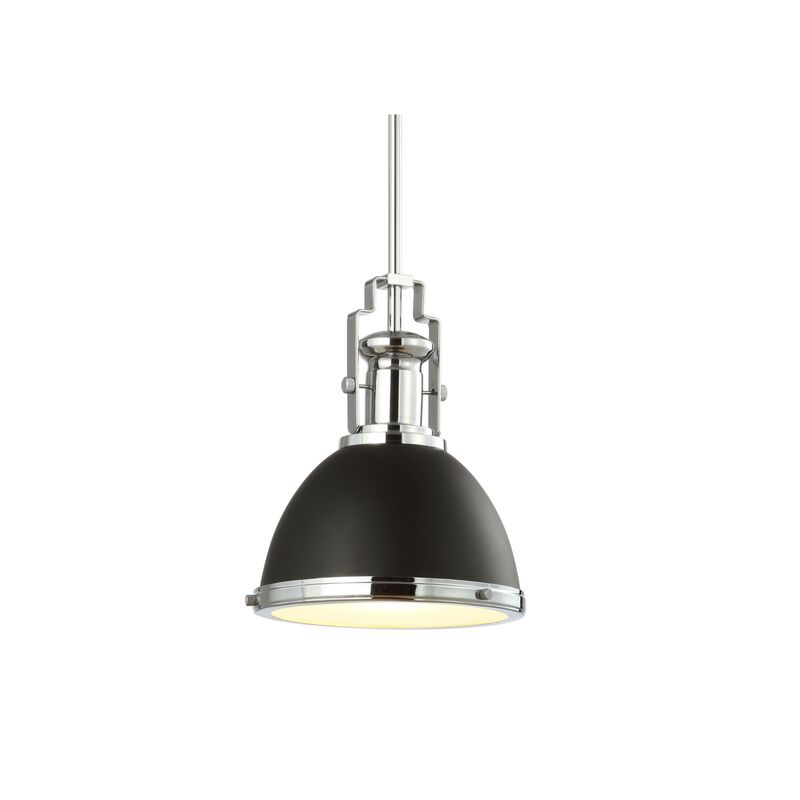 Homer Modern Industrial Iron LED Dome Pendant