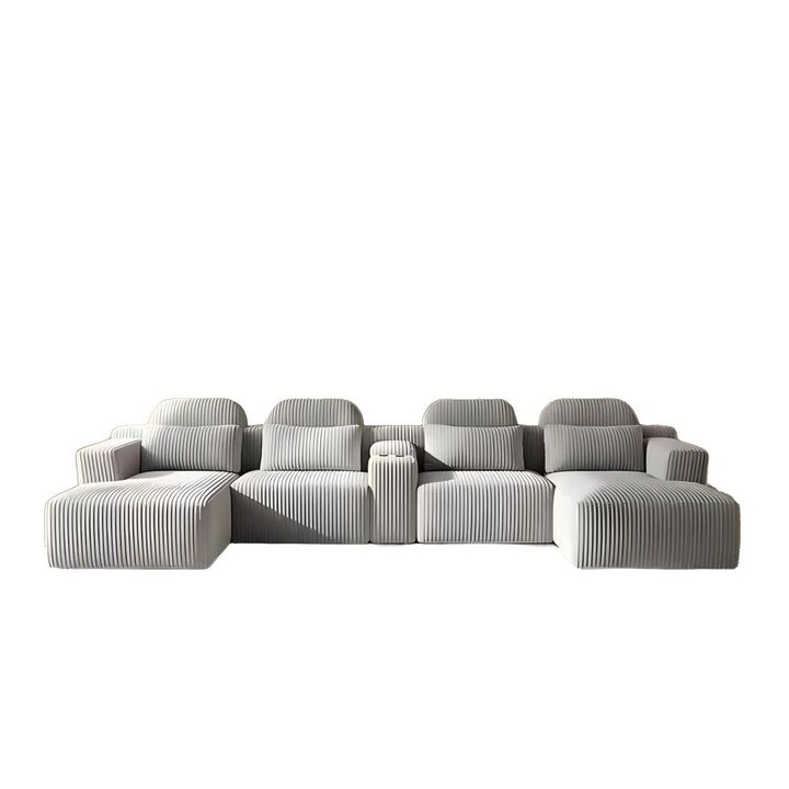 Kupkex U-Shaped Sectional Sofa
