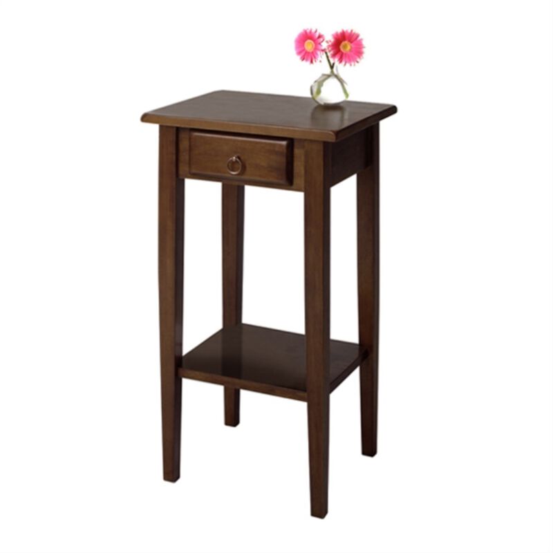 Winsome Regalia 29 1/2 x 17 x 14-Inch Wood Accent Table, Brown (94430)