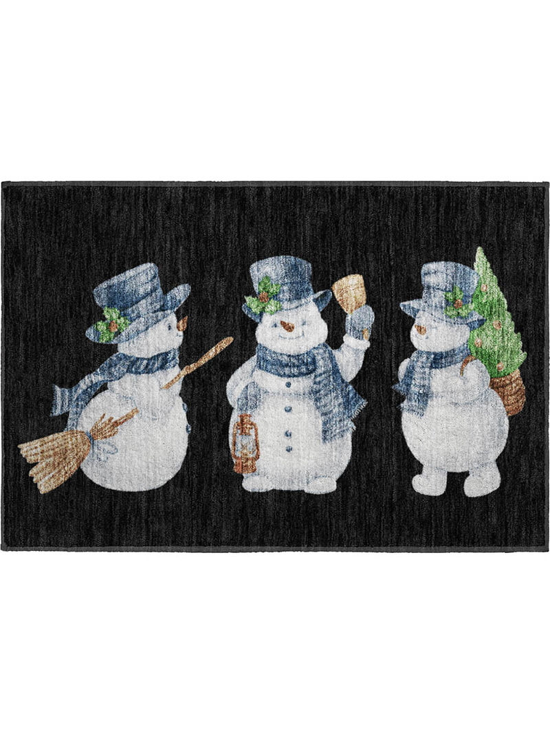 Merry & Bright MY28 Black 20" x 30" Rug image number 0